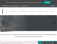 Tablet Screenshot of fleetoperations.co.uk